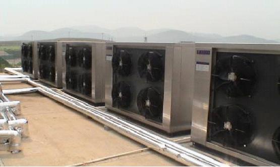 上海吉普电子有限公司 工厂热泵热水工程 空气源热泵热水工程