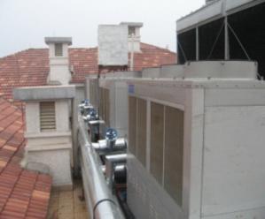 酒店热泵热水工程 双源热泵热水工程