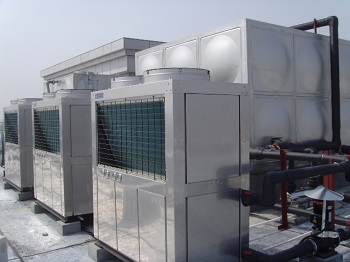 酒店热泵热水工程 空气源热泵热水工程